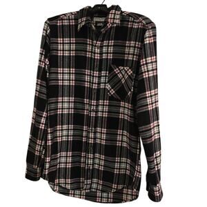American Apparel M Flannel Shirt EUC‎ measurements in Discription